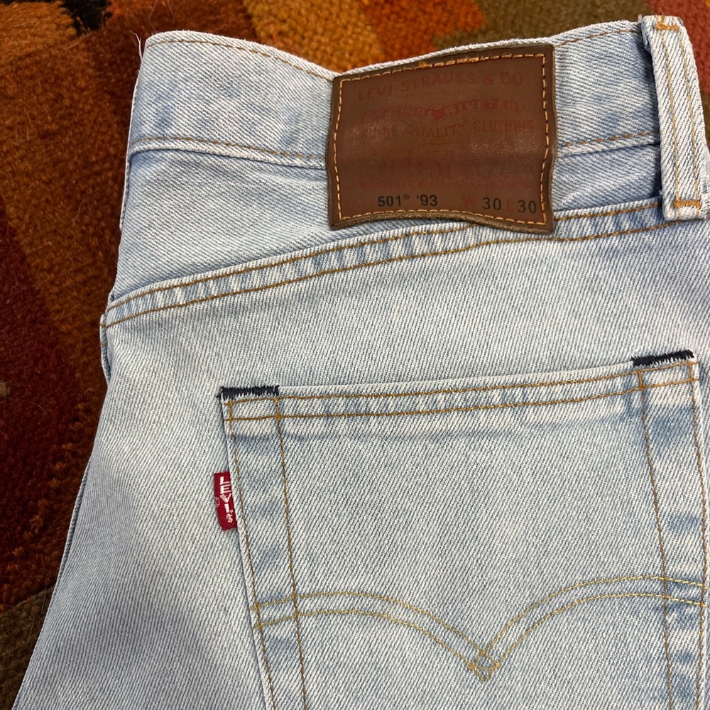 New Levi’s 501 big E selvedge denim jeans